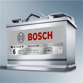 Akü, 12 V 85 Ah Agm Deepcycle Bosch Akü L6 Servis