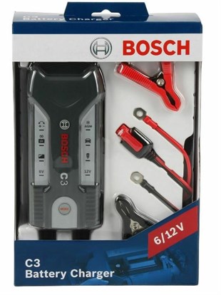 BOSCH C3 Bosch Akü Şarj Cihazı 6/12V C3 (1 2Ah 230Ah)